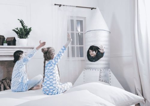 three kids astronauts