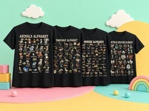 collection of tee shirts